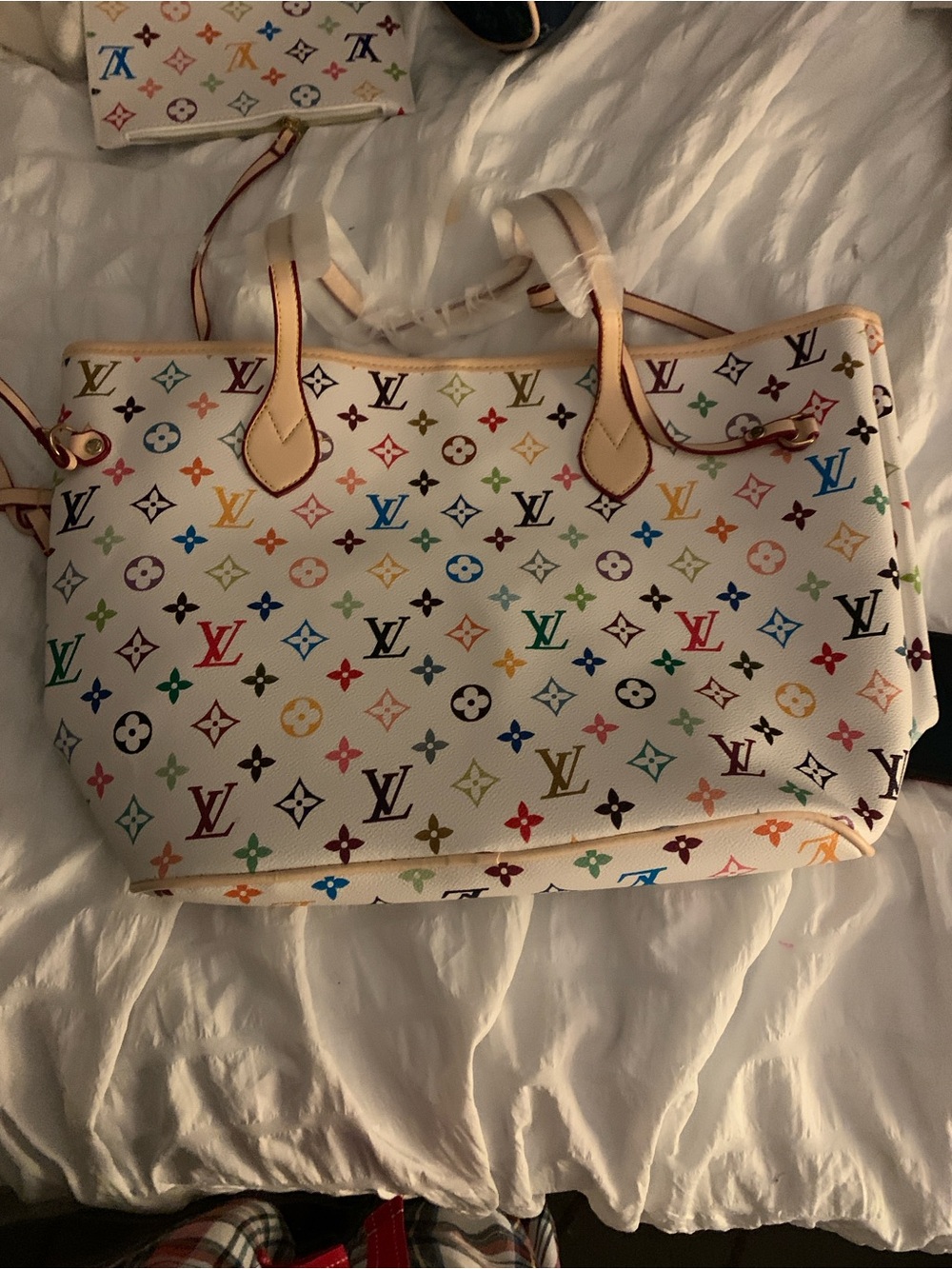 Monogram Takashi  Murakami Canvas Tote